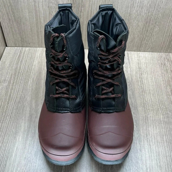 Hunter Shoes - Hunter Boots Womens Size 6 Original Quilted Lace Up Short Rain Black Brown